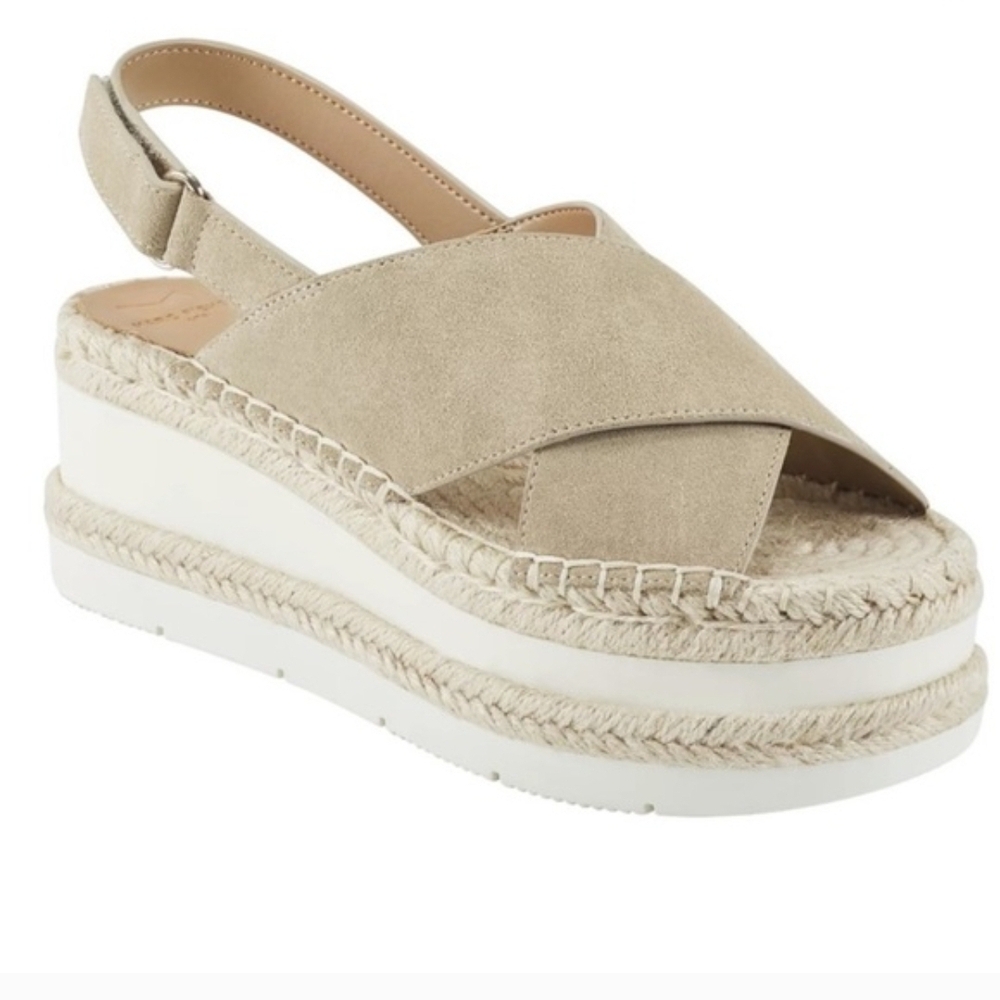 Espadrille Platform Glenna Platform Slingback Sandal Marc Fisher Sz 9.5